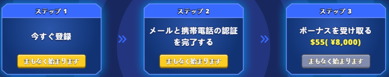 無料登録で簡単に8,000円ゲット